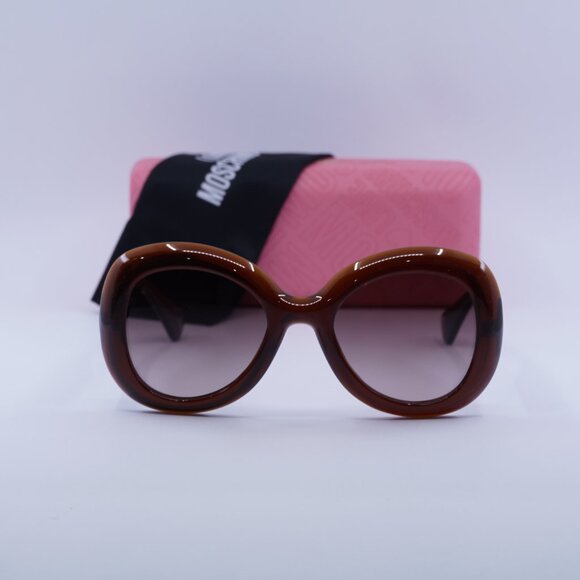 Moschino MOS162/S 009Q HA Butterfly Sunglasses - Brown - Picture 2 of 10